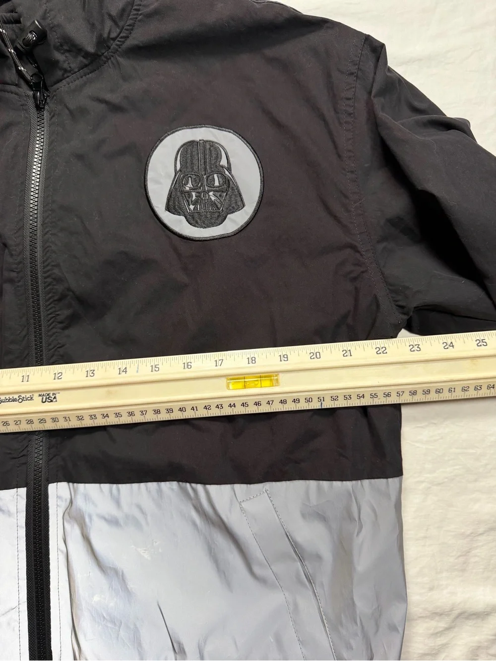 Star Wars Men's Black & Gray Hooded Windbreaker Jacket
